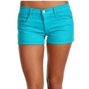 Joe's Brand Turquoise Jean Shorts
